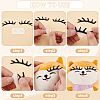 12 Sets 6 Styles Non-Woven Cake Insert Card Decoration AJEW-FG0004-06-4