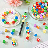 54Pcs 12 Style Food Grade Eco-Friendly Silicone Beads SIL-TA0001-66-17