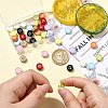 40Pcs 10 Colors Alloy Enamel Beads FIND-CJ0004-68-4