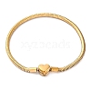 304 Stainless Steel Snake Chain Bracelets for Women BJEW-R010-01G-01-1