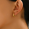 Stainless Steel Moon Stud Earrings IZ5487-1-2