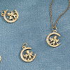 8Pcs Brass Micro Pave Cubic Zirconia Pendants KK-BBC0020-24-7