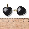 Natural Obsidian Pendants G-G956-B40-G-3