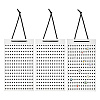 Felt Wall-Mounted Jewelry Hanging Rolls AJEW-WH0314-564A-1