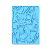 Exercising Women Shaped Straw Topper Silicone Mold Sets DIY-L067-I02-5