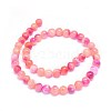 Natural Dyed Jade Beads Strands G-F601-A11-2