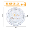 Shell Shape Glass Jewelry Plates DJEW-WH0058-09-2