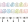 Macaron Color Natural Selenite Beads Strands G-C142-01B-10-5