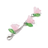 Lily of the Valley Acrylic & Glass Pendant Decorations HJEW-JM02419-5