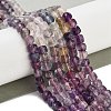 Natural Colorful Fluorite Beads Strands G-H042-A06-02-2