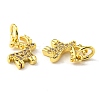 Rack Plating Brass Micro Pave Cubic Zirconia Charms KK-D036-07G-3