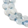 Natural Aquamarine Beads Strands G-C116-A22-01B-3