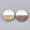 Resin & Wood Pendants X-RESI-S358-02B-01-2