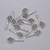 Tibetan Style Alloy Tennis Racket Pendants TIBEP-1020-AS-LF-1