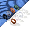 Natural Agate Rings RJEW-S042-04-B-2