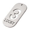 304 Stainless Steel Pendants STAS-D200-02D-P-2