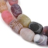 Natural Weathered Agate Beads Strands G-NH0047-B07-02-4
