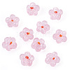 10Pcs Transparent Handmade Bumpy Lampwork Beads LAMP-TADJ0001-48E-3
