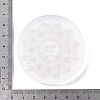 Flat Round Natural Selenite Slice Coasters DJEW-C015-02F-02-3