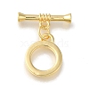 Brass Toggle Clasps KK-H480-03G-3