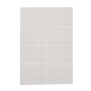 Rectangle Blank Dry-Erase Reusable Waterproof PVC Adhesive Sticker DIY-I073-02-2