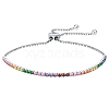 Anti-Tarnish Colorful Cubic Zirconia Tennis Bracelet BJEW-I314-004P-5