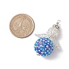 Glass Seed Beads Alloy Pendants PALLOY-MZ00283-02-2