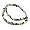 Natural Weathered Agate Faceted Round Beads Strands G-A134-02-6mm-4