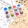 60G 12 Colors Baking Paint Glass Seed Beads SEED-YW0002-92-4