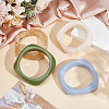 4Pcs 4 Colors Acrylic Bangles BJEW-UN0001-80A-2