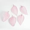 Electroplated Natural Leaf Big Pendants IFIN-Q119-01I-1