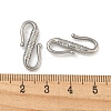 Non-Tarnish 304 Stainless Steel S-Hook Clasps STAS-N103-113P-3