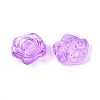 Baking Paint Transparent Glass Beads DGLA-N018-01G-2