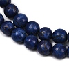 Synthetic Howlite Imitation Lapis Lazuli Beads G-S393-13A-8mm-4