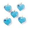 Handmade Evil Eye Lampwork Pendants LAMP-M015-03D-1