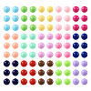 300Pcs 15 Colors Opaque Acrylic Beads SACR-TA0001-13-3