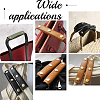 4Pcs Detachable PU Imitation Leather Bag Handle Wrap PURS-BBC0001-08C-5