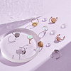 18Pcs 6 Style 304 Stainless Steel Open Cuff Ring Findings STAS-UN0042-76-4
