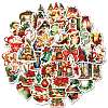 50Pcs Christmas Eve Theme Cartoon Paper Stickers DIY-P085-11-2