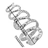 Non-Tarnish Stylish Vintage Stainless Steel Snake Wrap Cuff Ring for Women KK7356-1-1