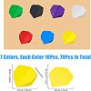 CHGCRAFT® 70Pcs 7 Colors ABS Dart Flights Wholesale for Steel Tip Dart and Soft Tip Darts FIND-CA0006-66-2