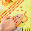 4 Strands Synthetic Turquoise Dyed Beads Strands G-TA0003-29D-6