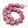 Electroplated Natural Druzy Quartz Crystal Bead Strands G-G889-01-2