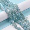 Natural Aquamarine Chips Beads Strands X-G-D0002-A02-2