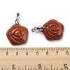 Natural Red Jasper Carved Pendants G-I319-02P-A05-3