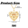 304 Stainless Steel Heart Locket Pendant Necklaces for Photo NJEW-WH0020-97C-2