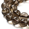 Natural Smoky Quartz Round Beads Strands G-E329-10mm-38-4