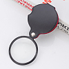 Mini Glass Lens Magnifier AJEW-L073-13-6