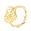 Rack Plating Brass Adjustable Ring for Women RJEW-Q770-28G-3