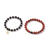 Beaded Stretch Bracelet Sets BJEW-JB08345-4